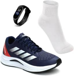 Tenis Masculino Esportivo Academia Caminhada Leve Confortavel + Relógio + Meia