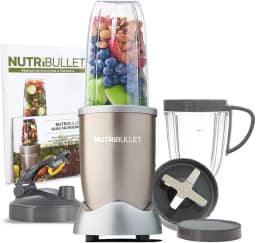 Nutribullet 900w De Potência Champagne Com 9 Itens - 5 Em 1 - Liquidificador, Multiprocessador, Blender, Mixer E Moedor 127v Nutribullet Champagne 110v