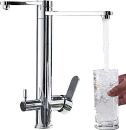 Torneira de Cozinha Gourmet com Suporte Filtro de Bancada Monocomando