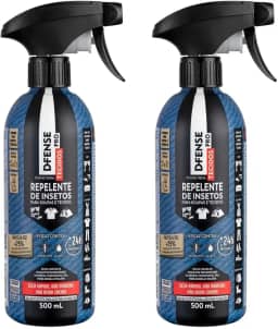 Repelente Roupas Mosquitos Dengue Carrapato Defense 2x500ml