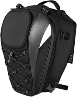 Mochila para Motocicleta com Suporte para Capacete, Tecido Oxford, Mochila de Viagem para Camping, Ciclismo, Montanhismo