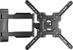 Suporte Articulado de Parede para TV, Ajuste Livre, Adequado para TVs Planas e Curvas de 16 a 63 Polegadas (VESA 400 x 400 Max), Suporta um Peso Máximo de 35 Quilogramas, Instalação Fácil (Preto)