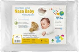 Travesseiro Antissufocante, Visco Revestimento, 30x40cm, Branco, Fibrasca