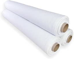 Tecido Alvejado Para Pano De Prato, Rolo Com 10 Metros