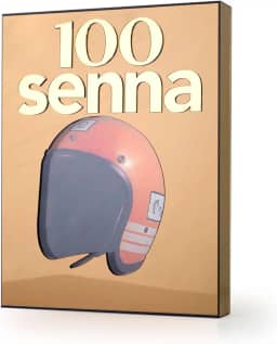 100 Senna - Edição de Luxo: Capa Capacete
