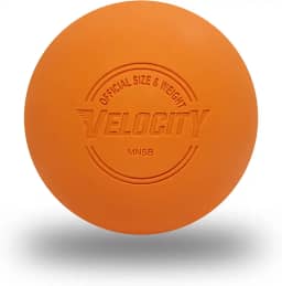 Velocity Bola de lacrosse texturizada, a bola Pro Grip dura duas vezes mais, certificado SEI, bolas de jogo ou prática NOCSAE, bolas de treinamento perfeitas para faculdades, escolas e clubes