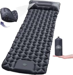 Colchonete Camping Colchão Inflável Solteiro, Praticidade e Conforto,Acampamento Acessorios