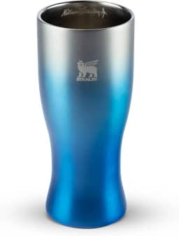 Stanley - Copo Térmico Pilsner, 444ml, Copo para Bebidas Frias ou Quentes, Azure Hazeml