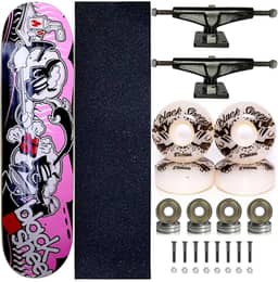 Black Sheep, Skate Completo Shape Marfim Black Sheep 8.0 Pink Sheeps