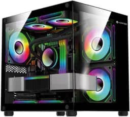 PC Gamer Preto Ryzen 7 5700G, 32 GB DDR4, SSD M.2 NVMe 1TB, Fonte 500W 80 Plus, Placa Mãe A520