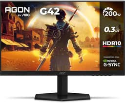 Monitor Gamer AOC AGON G42 24" 200Hz 0,3ms IPS HDR10 NVIDIA G-Sync 24G42HE