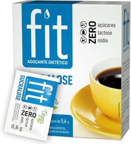 Adoçante Sucralose Fit com 50 Sachês de 0,6g