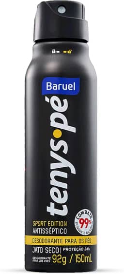 Tenys Pé Baruel Sport Edition Jato Seco 92g - Desodorante para os pés
