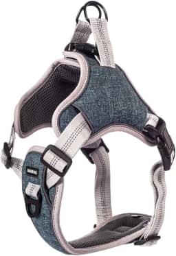 Coleira Peitoral Antipuxão para Cachorro MADOG Comfort (Azul, M)