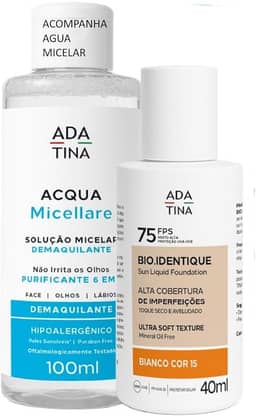 Base Líquida Serum Anti-Melasma Bio Identique FPS 75 Ada Tina Trata manchas Melasma Rugas (Vaniglia 25) + Necessarie