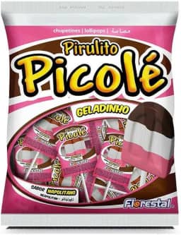Pirulito Picolé Napolitano C/50un - Florestal