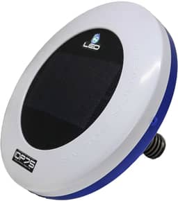 Ionizador solar para piscina de 61 a 90 mil litros IDP75 LED com eletrodo de cobre extra (BRANCO)