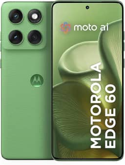 Smartphone Motorola Edge 60 5G - 512GB 24GB (12GB RAM+12GB Ram Boost) Tela Quad-Curve moto AI 50MP Sony Camera ultrarresistencia militar IP68 + IP69 - Verde