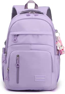 Mochila Impermeável Feminina Escolar Fashion Mochila Nylon Casual Feminina de Grande Capacidade para Notebook de 15,6 polegadas