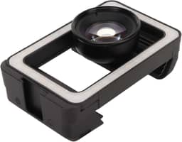 Lente macro para telefone de 100 mm, lente macro de fotografia macro universal 4K HD 10X com luz de preenchimento de LED para fotografia de perto, acessório de lente macro de celular