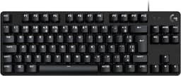 Teclado Mecânico Gamer Logitech G413 TKL SE com Layout ABNT2, Iluminação Branca e Teclas Mecânicas Tactile, Anti-ghosting, Compatível com Windows, macOS - Preto