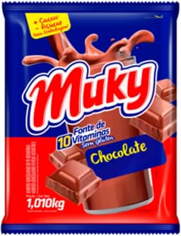 Muky – Achocolatado em Pó Sabor Chocolate 1010g | Fórmula Original | Rico em Vitaminas e Ferro | Preparo Rápido com Leite