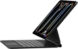 Mobee Capa com Teclado Mágico para iPad Pro 11 polegadas 2024 (M4), Capa com Teclado Magnético Painel Multi-Touch, Retroiluminado, Leve