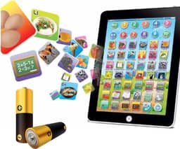 Tablet Infantil Didático Interativo Bilingue Azul