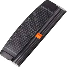 Guilhotina de Papel A4 Portátil Cortador Manual Mesa de Precisão 12 Folhas para Artesanato e Scrapbook