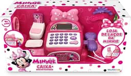Caixa Registradora de Brinquedo Minnie Mouse Rosa - Br1183