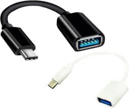 Cabo Adaptador USB Otg Fêmea Tipo C Macho para Pendrive Usb Celular Tablete Notebook