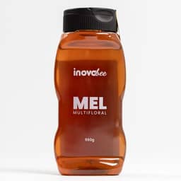 Mel Puro 100% Natural 560g | Bisnaga Upside Down com sistema Corta-Pingo | Embalagem sem Desperdício | Mel Multifloral Artesanal | Produção Sustentável | Apoio ao Pequeno Apicultor