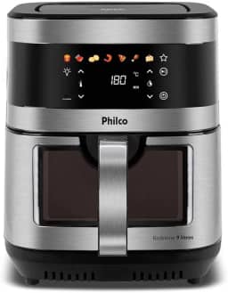 Air Fryer Philco 9L Visor Glass Painel Digital PAF90C 127
