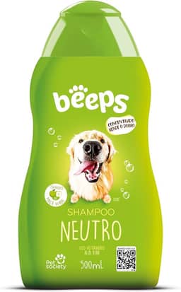 Beeps Shampoo Neutro 500ml Beeps para Cães