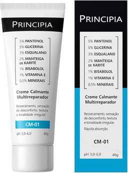 PRINCIPIA, Creme Facial Calmante Multirreparador 17,5% Mix de Ativos CM-01