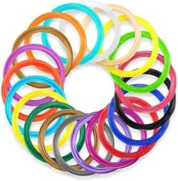 Refil Filamento PLA Kit 20 Rolos 100 M Caneta 3D