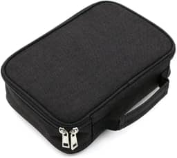 Estojo BOX escolar de grande capacidade armazenamento 100 Pens Impermeável (Preto)