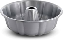 Mrs. Anderson's Baking Forma de bolo canelada, aço para carro com revestimento antiaderente de liberação rápida, livre de PFOA, 26 cm x 8 cm (22082)