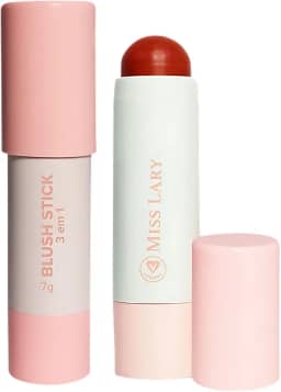 Blush Stick Multiuso 3 em 1, Blush, Batom e Sombra, 7g, Cremoso, Alta Pigmentação - Maquiagem (07, Padrão)