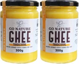 Kit com 2 vidros de Ghee Tradicional de 300g cada - Go Nature