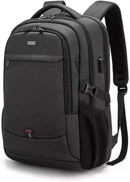 Mochila Executiva Para Notebook Impermeável de até 15.6 Polegadas, Multifuncionais Resistente para Viagens de Negócios Grande Escola Trabalho Viagens Mochila Casual