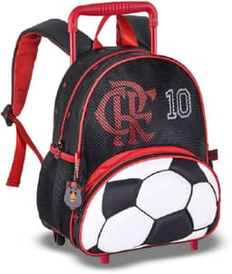Mochila Rodas Escolar Infantil Oficial Flamengo 13" - Clio