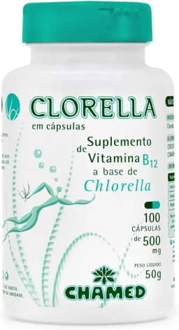 Chamel Clorella Em Cápsulas - 100 Cápsulas 500Mg