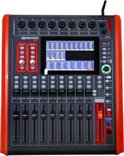 Mesa De Som Digital Soundvoice Shift 12 Efeito 6 Auxiliares Banda Igreja Evento