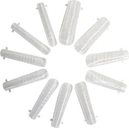 Unha Postiça Molde F1 Natural Unhas Gel Polygel em Caixa (Quadrado, 1cx)