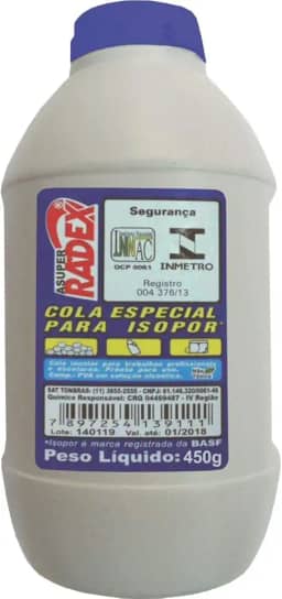 Cola Para Isopor Asuper Isopor 450G - 48668