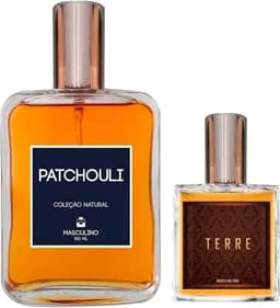 Essência do Brasil - Perfume Masculino Patchouli 100ml + Terre 30ml
