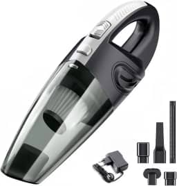 Aspirador De Mão Sem Fio Portátil Sem Fio Leve 4500Pa Carregamento Rápido, Lavável Grande Capacidade De Sofás, Fendas De Janelas, Teclados, Carros Facilmentefacilmente,7.4V