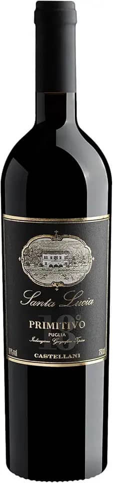 Vinho Italiano Santa Lucia Primitivo IGT - Puglia, by Castellani 750ml