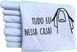 Pano de Prato Memes Kit 10 unidades Pano de Copa Cozinha Guardanapo Louça